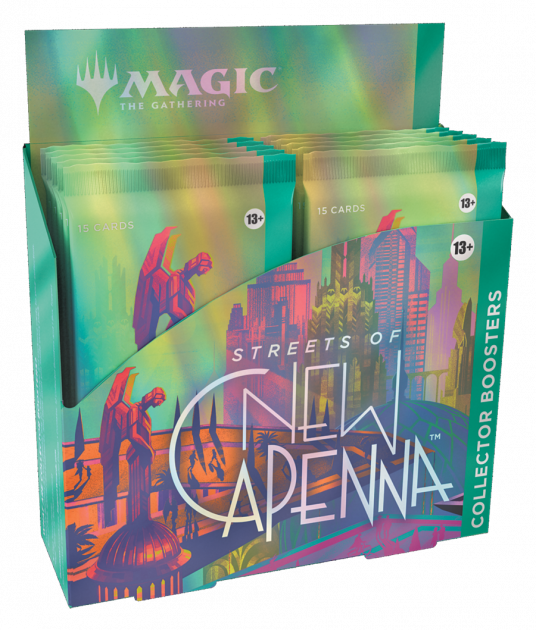 Kartenspiel Magic: The Gathering Streets of New Capenna - Collector Booster Box (12 Booster)